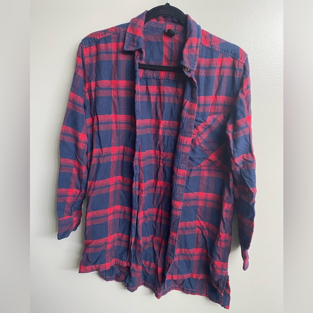 Plaid Flannel w/ pockets
